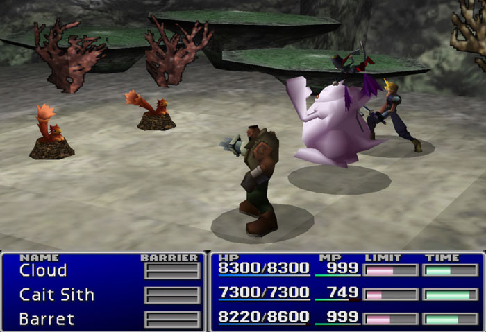 Final Fantasy VII gameplay 