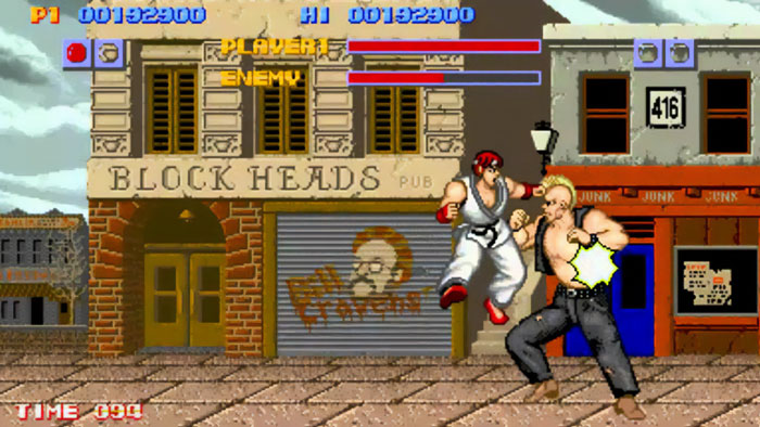 Street Fighter gameplay 