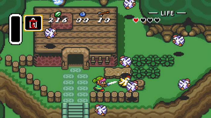 The Legend Of Zelda: A Link To The Past gameplay 