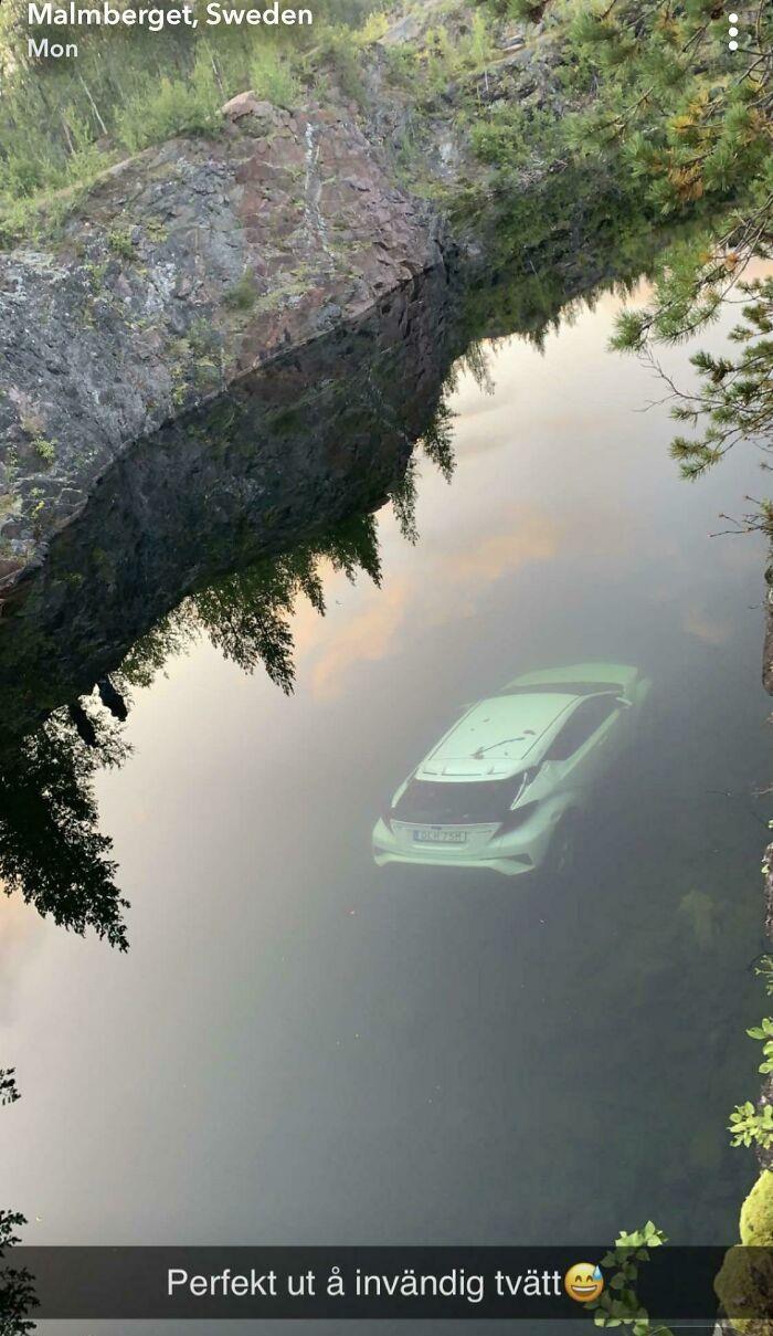 «perfect Outside And Inside Wash» Middle Of Nowhere In Sweden
