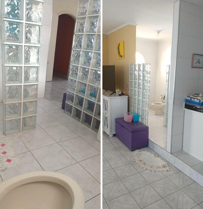 Literalmente, es lo primero que ves cuando entras a la casa