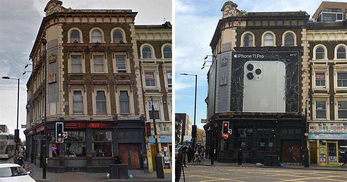 They Decided To Completely Cover Their Tenants' Windows With Ads Because Who Needs Natural Light And Fresh Air?