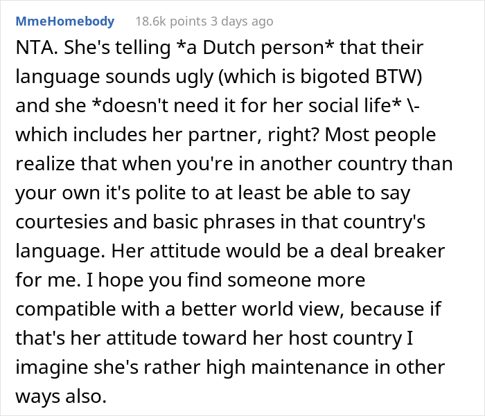 Woman Refuses To Learn Boyfriend&rsquo;s Native Language Because &ldquo;It&rsquo;s Ugly&rdquo; Despite Living There For 5 Years, Drama Ensues