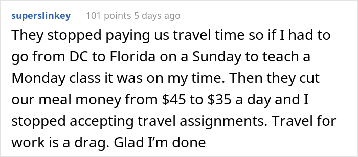 Employee Is Told To Have Their Meals Only During Assigned Time Periods, They Maliciously Comply And End Up Doing Less Work