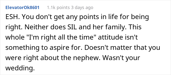 Woman Makes Her Sister-In-Law Cry When She Tells Her “I Told You So” After Her Nephew Ruins Her Wedding As She Predicted Woman Makes Her Sister-In-Law Cry When She Tells Her “I Told You So” After Her Nephew Ruins Her Wedding As She Predicted