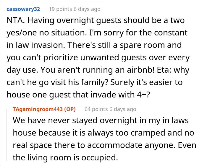 Tired Of Having To Host Husband’s Family All The Time, Woman Converts Guest Bedroom Into Her Office, Relationship Drama Ensues Tired Of Having To Host Husband’s Family All The Time, Woman Converts Guest Bedroom Into Her Office, Relationship Drama Ensues