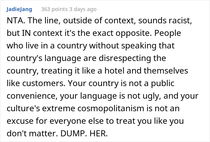 Woman Refuses To Learn Boyfriend&rsquo;s Native Language Because &ldquo;It&rsquo;s Ugly&rdquo; Despite Living There For 5 Years, Drama Ensues