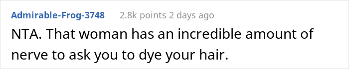 Woman Upset Her Fiancé's Daughter Refuses To Dye Her Hair So People Will Stop Telling Her How Much She Looks Like Her Mom Woman Upset Her Fiancé's Daughter Refuses To Dye Her Hair So People Will Stop Telling Her How Much She Looks Like Her Mom