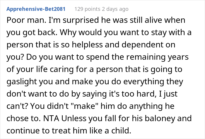 "The Toaster Is Too Complicated": Man-Child Claims Girlfriend Practically Left Him To Starve After She Went On A Trip For One Week