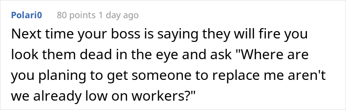 Boss Wants To Fire This Person Because They Don&rsquo;t Want To Work More Than 60 Hours A Week
