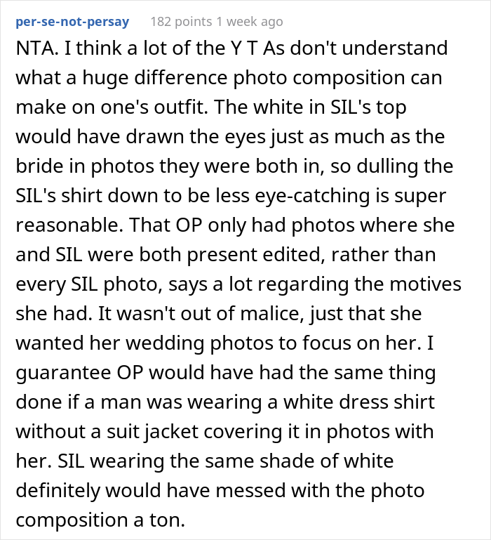 Bride Changes The Color Of Sister-In-Law&rsquo;s Top In Her Wedding Photos, Won't Send Her The Original Pics Unless She Pays For Them