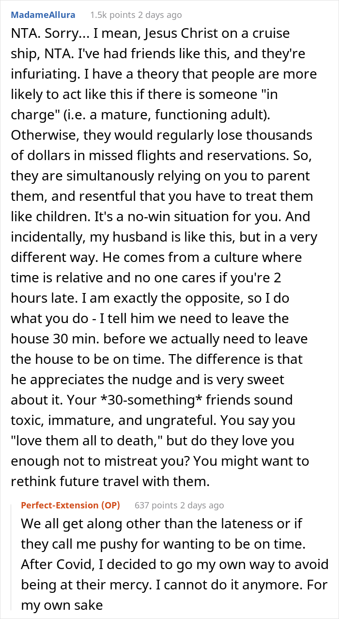 "Am I The Jerk For Telling My 'Always Late' Friends An Earlier Time So We'd Be On Time?"