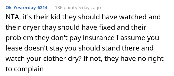 Kid Jumps Into A Dryer, Parents Want This Person To Pay Over $8k For His Medical Bills