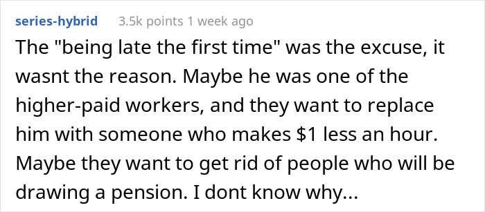 Longtime Worker Gets Fired For Being Late For The First Time Ever, So His Colleagues Let The Boss Know They're Not Disposable - 16
