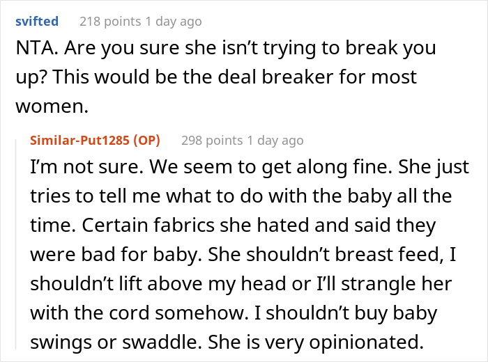 Woman Asks If She Was Wrong To Make Boyfriend's Mom Cry After She Gave Her Son A Paternity Gift