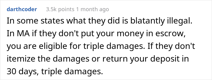 Property Management Refuse To Return Deposit And Charge For An Extra Month, Regret It When Tenant Exposes Their Lies - 24