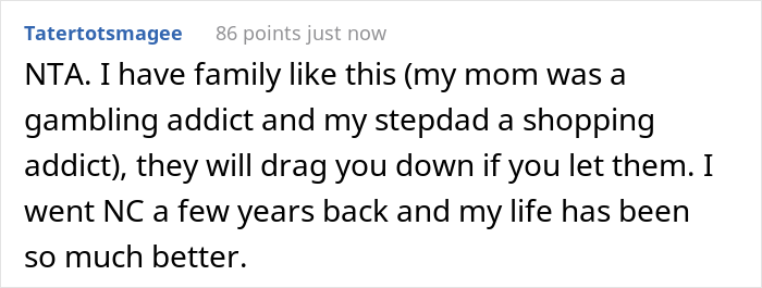 Daughter Is Upset Her Parents Only Listen To Her When They Need Money, So She Doesn't Give Them Any Despite Them Being Homeless Daughter Is Upset Her Parents Only Listen To Her When They Need Money, So She Doesn't Give Them Any Despite Them Being Homeless