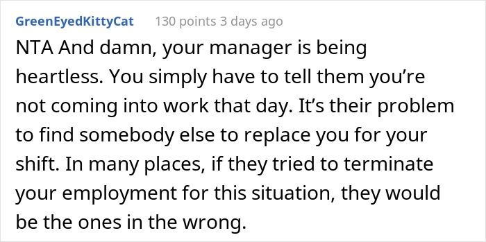 Woman's Sister Dies Unexpectedly, She Asks For A Day Off Work, But Coworker Says No Because Of Her Religious Beliefs - 22