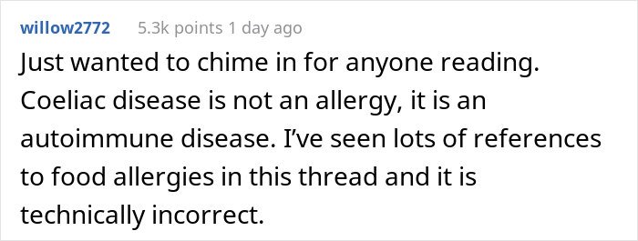 Man Praised For Kicking Sister Out After She Repeatedly Violated &ldquo;No Gluten&rdquo; Rule And Harmed His Child