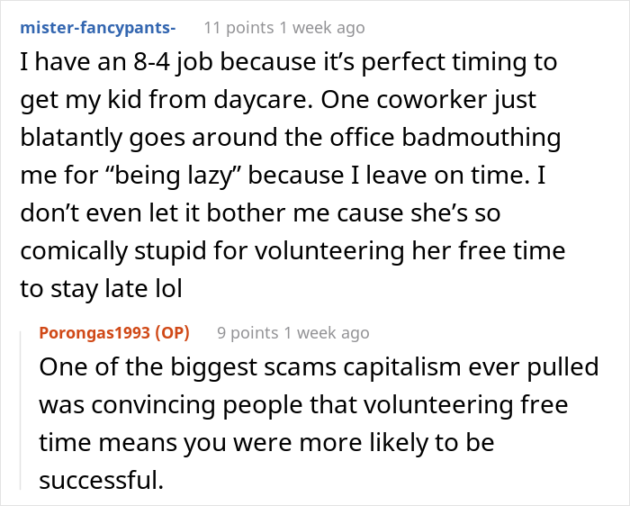 Employee Laughs In Boss' Face For Saying It's "Unethical" To Make Plans After Work, Takes The Case To The Director Employee Laughs In Boss' Face For Saying It's "Unethical" To Make Plans After Work, Takes The Case To The Director