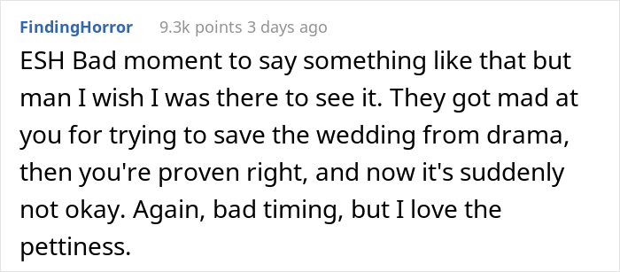 Woman Makes Her Sister-In-Law Cry When She Tells Her “I Told You So” After Her Nephew Ruins Her Wedding As She Predicted Woman Makes Her Sister-In-Law Cry When She Tells Her “I Told You So” After Her Nephew Ruins Her Wedding As She Predicted