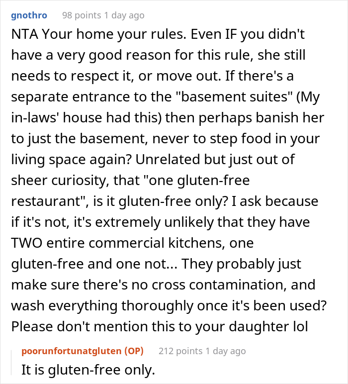 Man Praised For Kicking Sister Out After She Repeatedly Violated &ldquo;No Gluten&rdquo; Rule And Harmed His Child