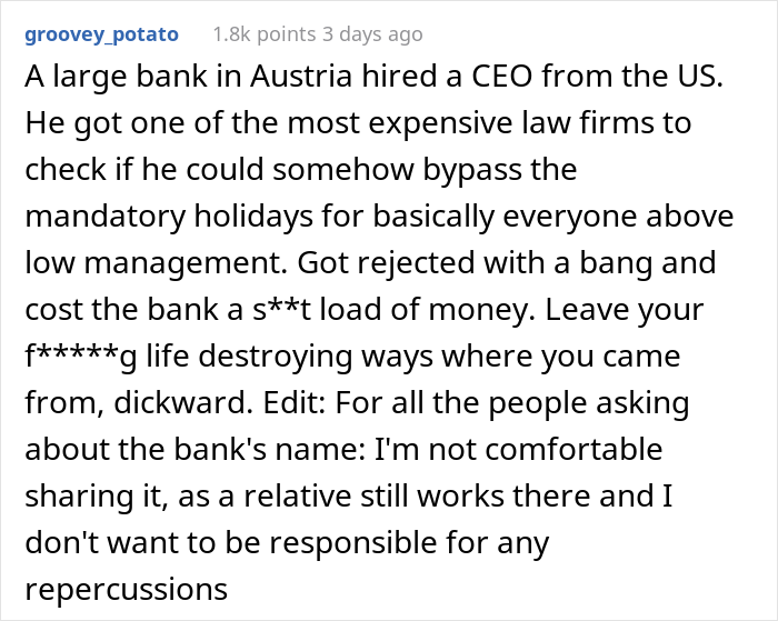 "As Soon As He Arrived, He Created Such A Toxic Environment": Person Shares Their Horrible Experience Working For An American Boss