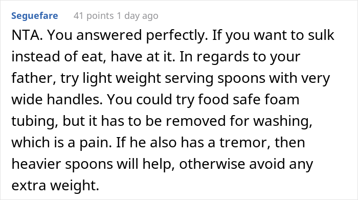 “I Said That He Could Starve”: Sexist Father-In-Law Left Family Gathering After Woman Refused To Serve Him Dinner “I Said That He Could Starve”: Sexist Father-In-Law Left Family Gathering After Woman Refused To Serve Him Dinner