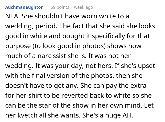 Bride Changes The Color Of Sister-In-Law&rsquo;s Top In Her Wedding Photos, Won't Send Her The Original Pics Unless She Pays For Them