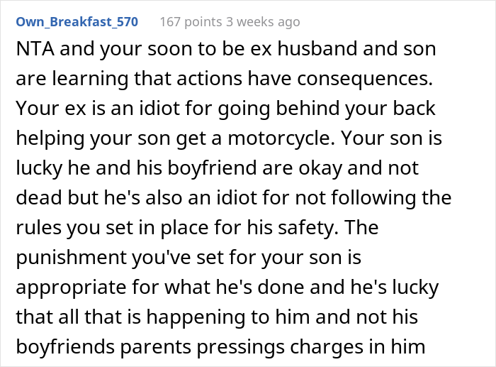 &ldquo;AITA For Screaming At My Husband And Forcing My Son To Pay For His Boyfriend&rsquo;s Medical Bills Out Of His College Fund?&rdquo;