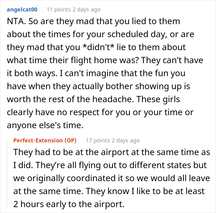 "Am I The Jerk For Telling My 'Always Late' Friends An Earlier Time So We'd Be On Time?"