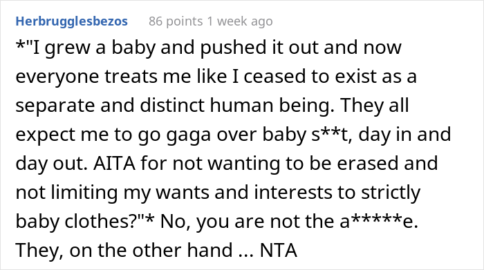 "People Have Told Me I Was Ungrateful And Selfish": New Mom Upset She Got Baby Stuff On Her Birthday, Wonders If She's A Jerk "People Have Told Me I Was Ungrateful And Selfish": New Mom Upset She Got Baby Stuff On Her Birthday, Wonders If She's A Jerk