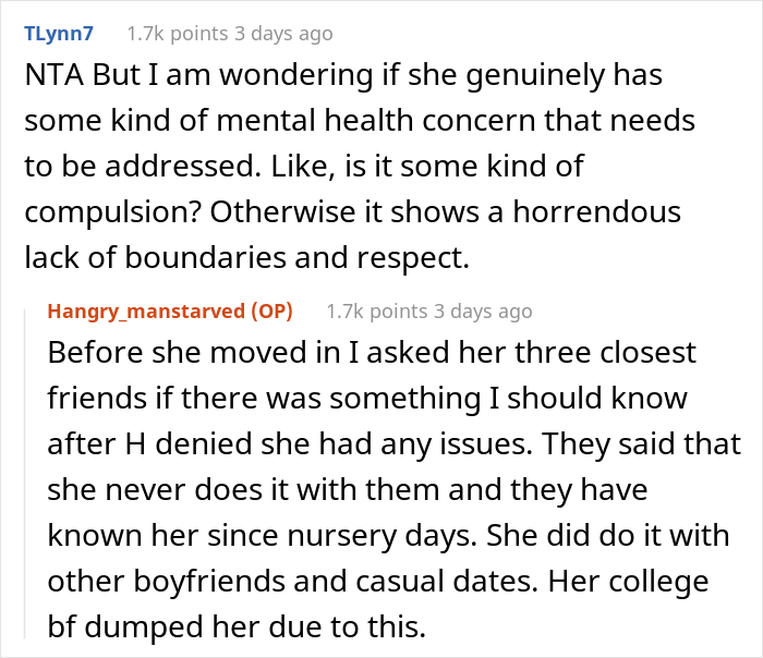 Boyfriend Wonders If He Was A Jerk For Telling His GF To Pack Her Bags, After She Repeatedly Ignored His Food Boundaries Boyfriend Wonders If He Was A Jerk For Telling His GF To Pack Her Bags, After She Repeatedly Ignored His Food Boundaries