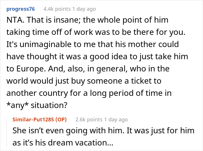 Woman Asks If She Was Wrong To Make Boyfriend's Mom Cry After She Gave Her Son A Paternity Gift