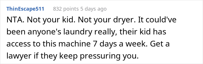 Kid Jumps Into A Dryer, Parents Want This Person To Pay Over $8k For His Medical Bills
