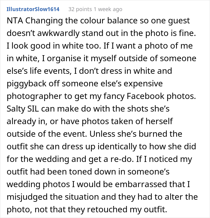 Bride Changes The Color Of Sister-In-Law&rsquo;s Top In Her Wedding Photos, Won't Send Her The Original Pics Unless She Pays For Them