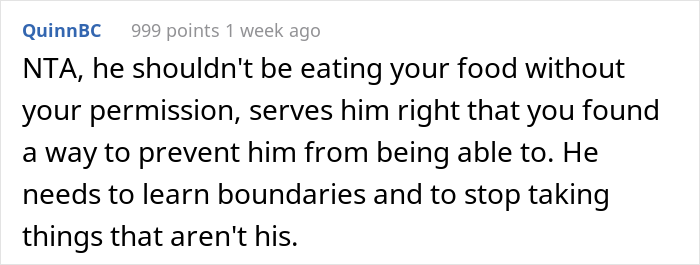 Dad Constantly Steals 17 Y.O. Daughter’s Food, She Deliberately Starts Adding Lemon To Her Food Because He Is Allergic To Citrus - 18