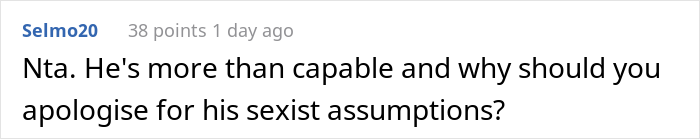 “I Said That He Could Starve”: Sexist Father-In-Law Left Family Gathering After Woman Refused To Serve Him Dinner “I Said That He Could Starve”: Sexist Father-In-Law Left Family Gathering After Woman Refused To Serve Him Dinner