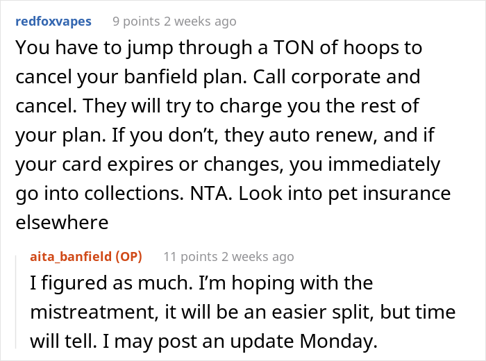 “AITA For Firing My Vet After The Way The Nurse Spoke To Me?” - 19