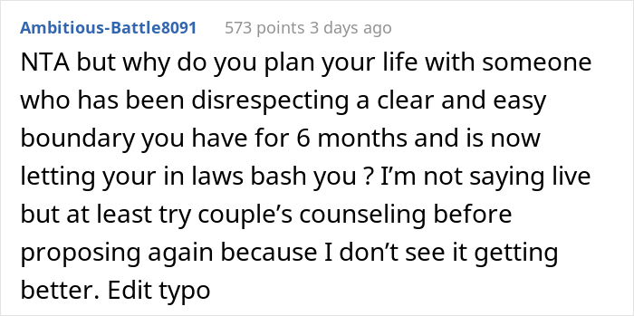 Woman Ruins Her Engagement With A Silly Inside Joke She Won't Stop Making, Is Surprised When Girlfriend Takes Back The Ring