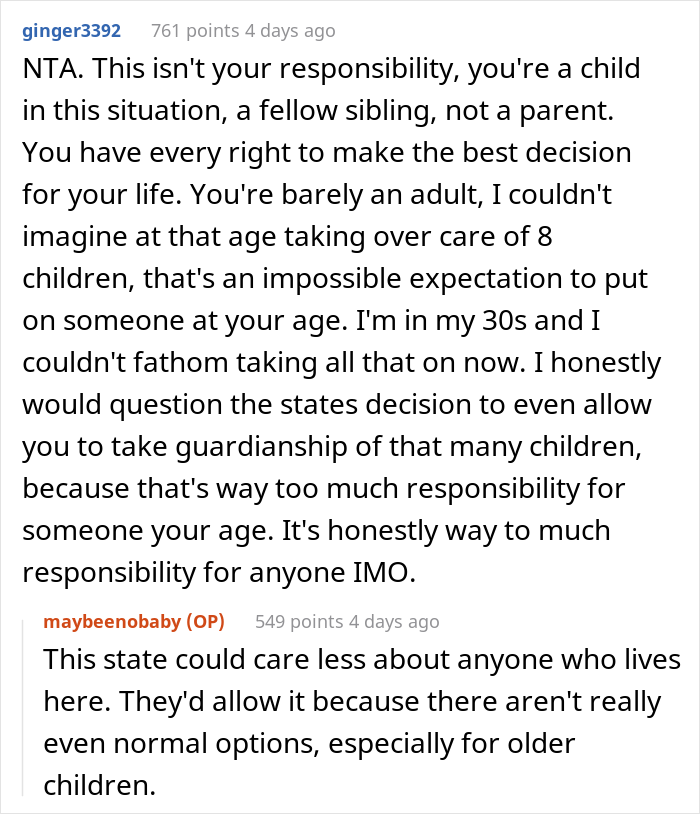"Am I A Jerk For Throwing My Siblings In Foster Care So I Can Have A Better Life?" "Am I A Jerk For Throwing My Siblings In Foster Care So I Can Have A Better Life?"