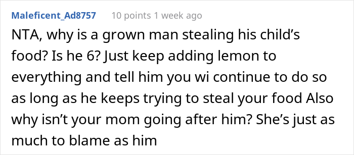 Dad Constantly Steals 17 Y.O. Daughter’s Food, She Deliberately Starts Adding Lemon To Her Food Because He Is Allergic To Citrus - 25