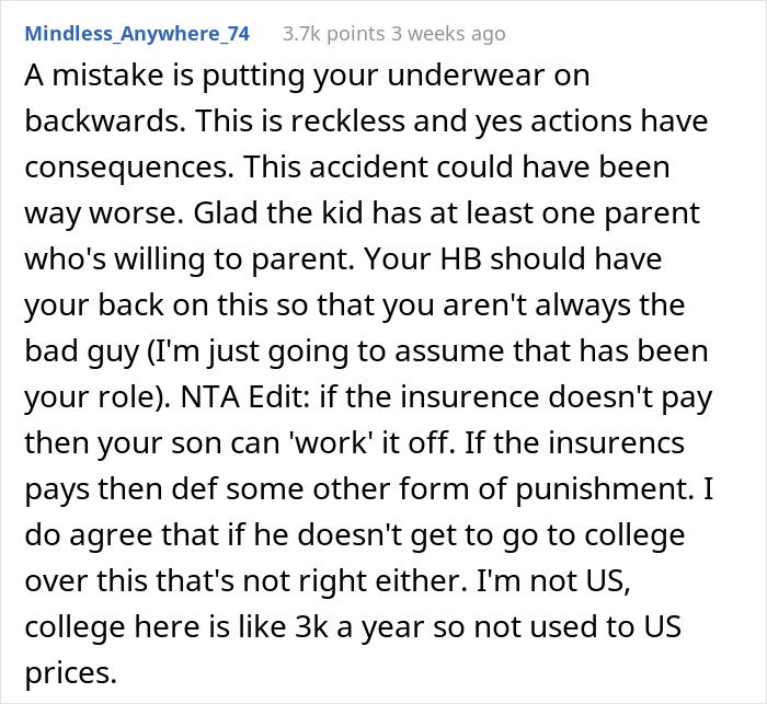 &ldquo;AITA For Screaming At My Husband And Forcing My Son To Pay For His Boyfriend&rsquo;s Medical Bills Out Of His College Fund?&rdquo;