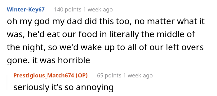 Dad Constantly Steals 17 Y.O. Daughter’s Food, She Deliberately Starts Adding Lemon To Her Food Because He Is Allergic To Citrus - 7