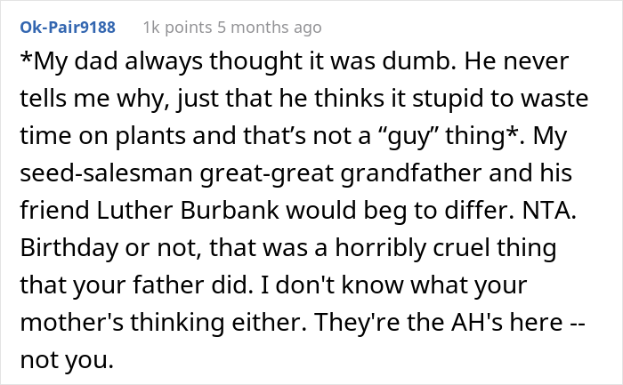 &ldquo;It Made Me Wanna Cry&rdquo;: 16 Y.O. Continues To Not Talk To His Dad Even On His Birthday After He Threw Out All Of His Son&rsquo;s Plants