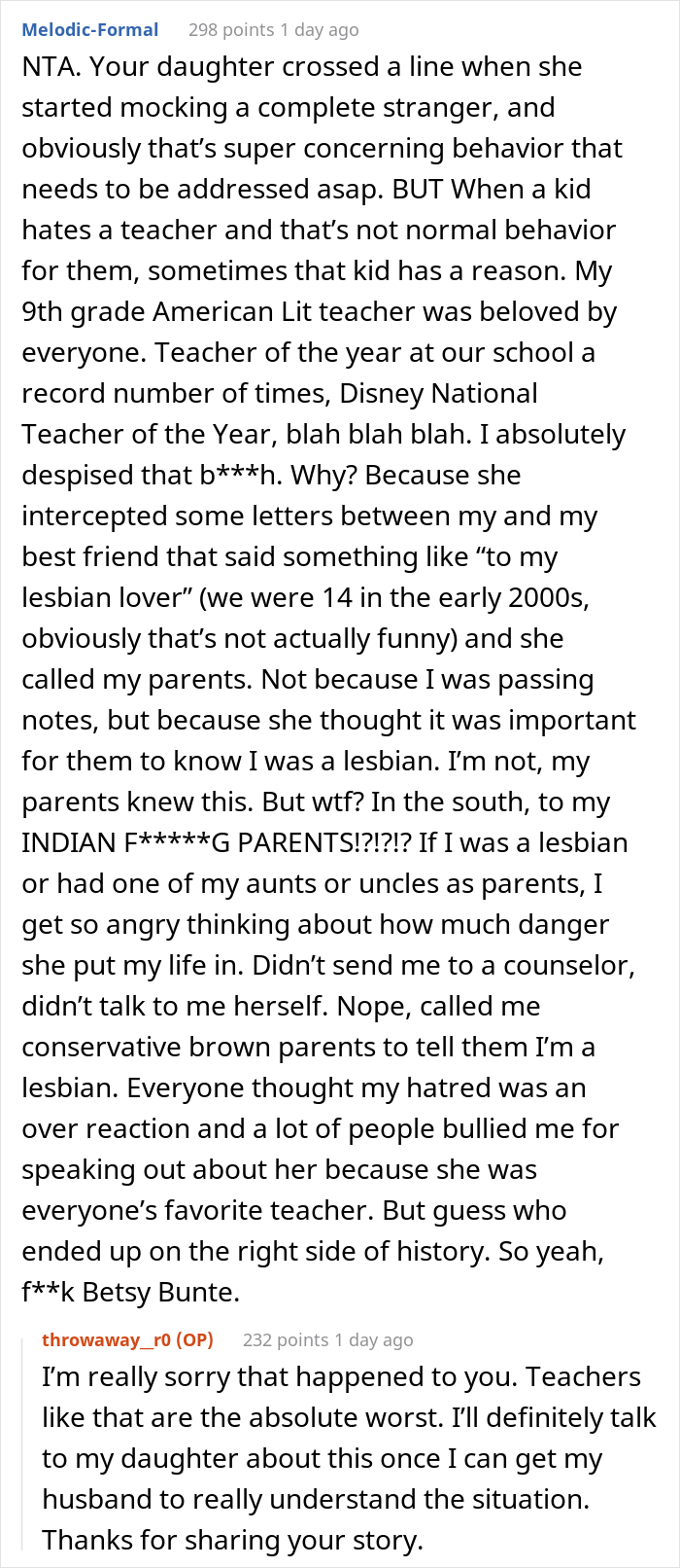 Mom Can&rsquo;t Understand Why Her Daughter Would Call Her Teacher&rsquo;s Son &ldquo;Anorexic And Skeleton-Like&rdquo;, Won&rsquo;t Buy Her Concert Tickets