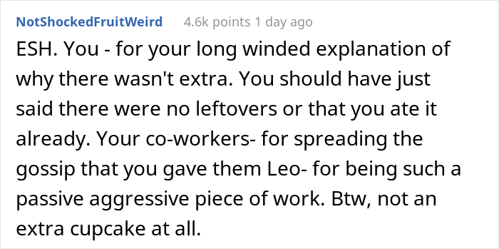 Woman Wonders If She Was Wrong To Bake Cupcakes For Her Office, Excluding A Certain Co-Worker