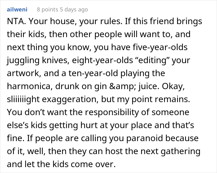 &lsquo;Empty Nest&rsquo; Couple Gets Called Jerks For Not Allowing Friend&rsquo;s Kids Over As They Consider Their House Not Safe For Children