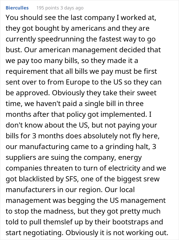"As Soon As He Arrived, He Created Such A Toxic Environment": Person Shares Their Horrible Experience Working For An American Boss
