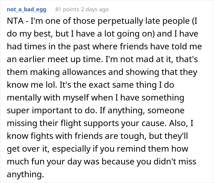 "Am I The Jerk For Telling My 'Always Late' Friends An Earlier Time So We'd Be On Time?"